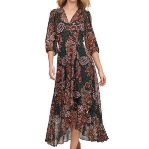 Calvin Klein Chiffon Maxi Dress